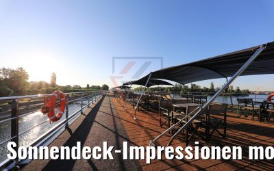 Sonnendeck-Impressionen morgens MS Anna Katharina