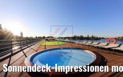 Sonnendeck-Impressionen morgens MS Anna Katharina