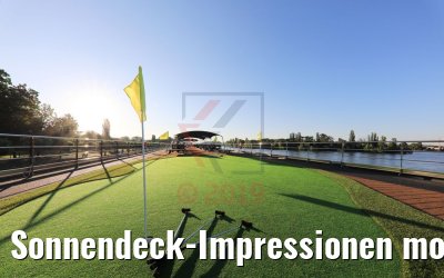 Sonnendeck-Impressionen morgens MS Anna Katharina