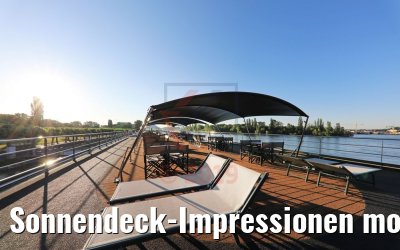 Sonnendeck-Impressionen morgens MS Anna Katharina