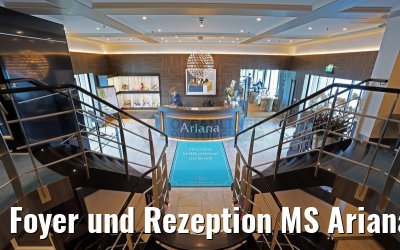 Foyer und Rezeption MS Ariana 03.04.2015