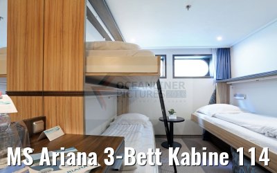 MS Ariana 3-Bett Kabine 114
