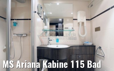 MS Ariana Kabine 115 Bad
