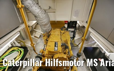 Caterpillar Hilfsmotor MS Ariana Maschinenraum