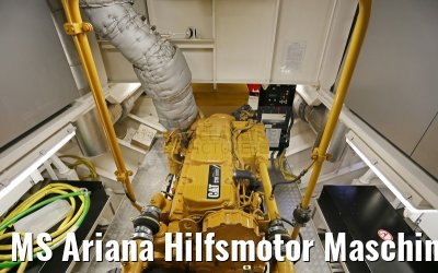 MS Ariana Hilfsmotor Maschinenraum