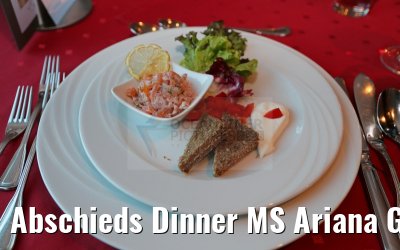 Abschieds Dinner MS Ariana Gang 1