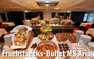 Fruehstuecks-Buffet MS Ariana 30.03.2015