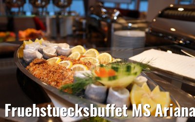 Fruehstuecksbuffet MS Ariana 30.03.2015