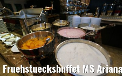 Fruehstuecksbuffet MS Ariana 30.03.2015