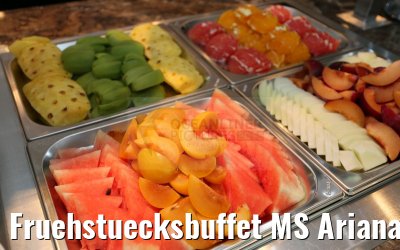 Fruehstuecksbuffet MS Ariana 31.03.2015