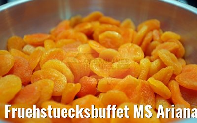 Fruehstuecksbuffet MS Ariana 31.03.2015