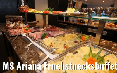 MS Ariana Fruehstuecksbuffet 30.03.2015