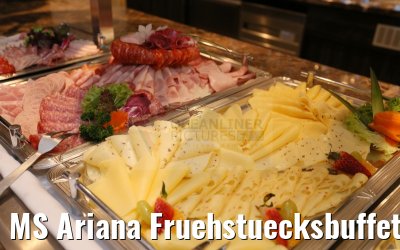 MS Ariana Fruehstuecksbuffet 30.03.2015