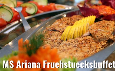 MS Ariana Fruehstuecksbuffet 31.03.2015