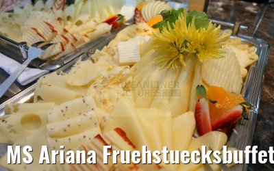 MS Ariana Fruehstuecksbuffet 31.03.2015