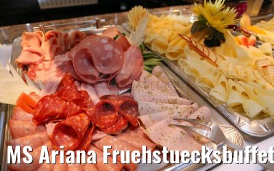 MS Ariana Fruehstuecksbuffet 31.03.2015