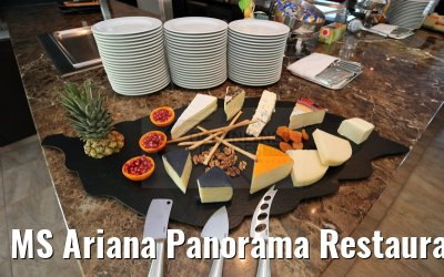 MS Ariana Panorama Restaurant Kaeseplatte 03.04.2015