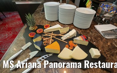 MS Ariana Panorama Restaurant Kaeseplatte 03.04.2015