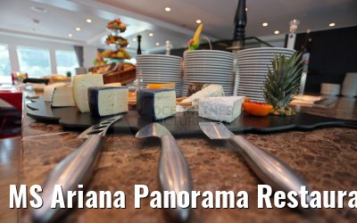 MS Ariana Panorama Restaurant Kaeseplatte 03.04.2015