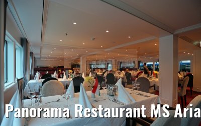 Panorama Restaurant MS Ariana Deko Ungarn 31.03.2015