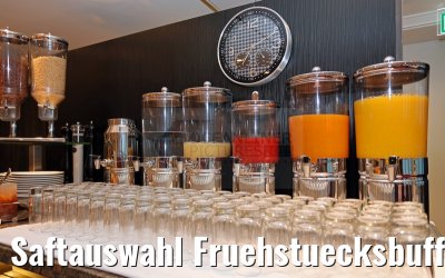 Saftauswahl Fruehstuecksbuffet MS Ariana