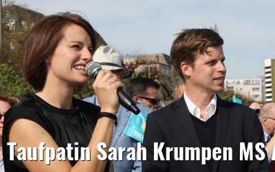 Taufpatin Sarah Krumpen MS Asara Taufe in Koeln 31.03.2017