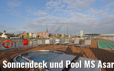 Sonnendeck und Pool MS Asara 30.03.2017