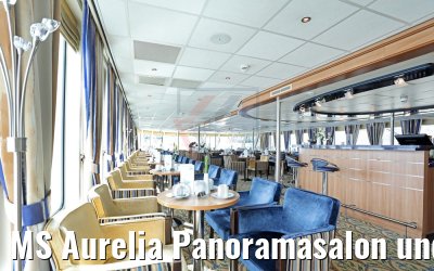 MS Aurelia Panoramasalon und Bar