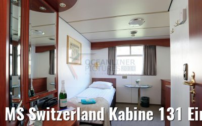 MS Switzerland Kabine 131 Einzelkabine