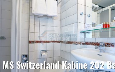MS Switzerland Kabine 202 Bad