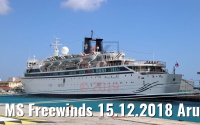 MS Freewinds 15.12.2018 Aruba port / Photo: M. Barzantny