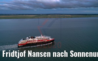 Fridtjof Nansen nach Sonnenuntergang auf der Elbe 24.07.2020
