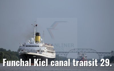 Funchal Kiel canal transit 29. July 2014