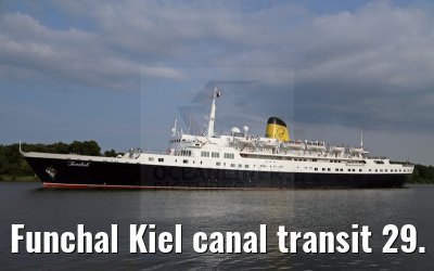 Funchal Kiel canal transit 29. July 2014
