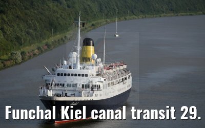 Funchal Kiel canal transit 29. July 2014