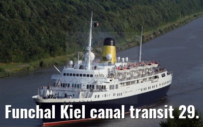 Funchal Kiel canal transit 29. July 2014