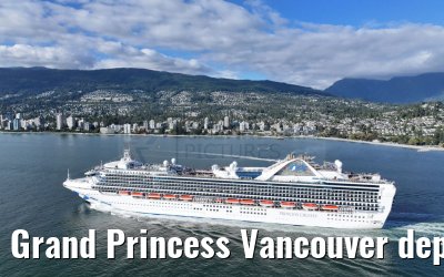 Grand Princess Vancouver departure 18.09.2024