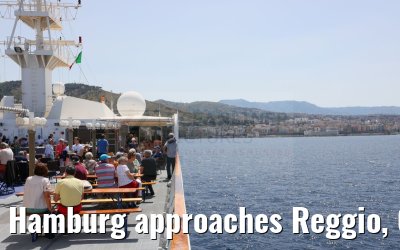 Hamburg approaches Reggio, Calabria 29.04.2024