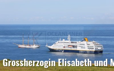 Grossherzogin Elisabeth und MS Hamburg Helgoland 29.06.2024