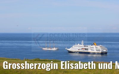 Grossherzogin Elisabeth und MS Hamburg Helgoland 29.06.2024