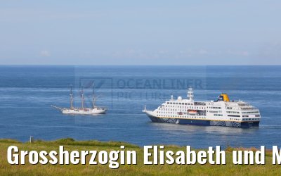 Grossherzogin Elisabeth und MS Hamburg Helgoland 29.06.2024