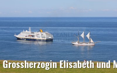 Grossherzogin Elisabeth und MS Hamburg Helgoland 29.06.2024