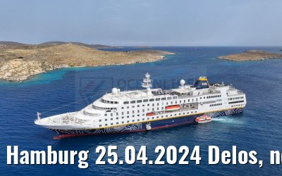 Hamburg 25.04.2024 Delos, new livery