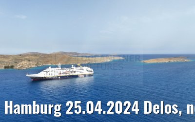 Hamburg 25.04.2024 Delos, new livery