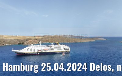 Hamburg 25.04.2024 Delos, new livery