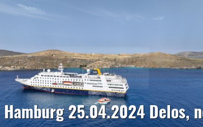 Hamburg 25.04.2024 Delos, new livery