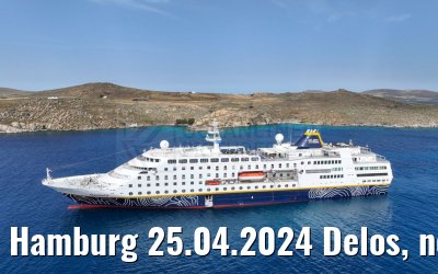 Hamburg 25.04.2024 Delos, new livery