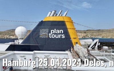 Hamburg 25.04.2024 Delos, new livery