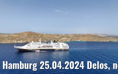 Hamburg 25.04.2024 Delos, new livery