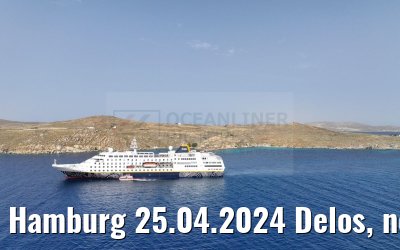 Hamburg 25.04.2024 Delos, new livery